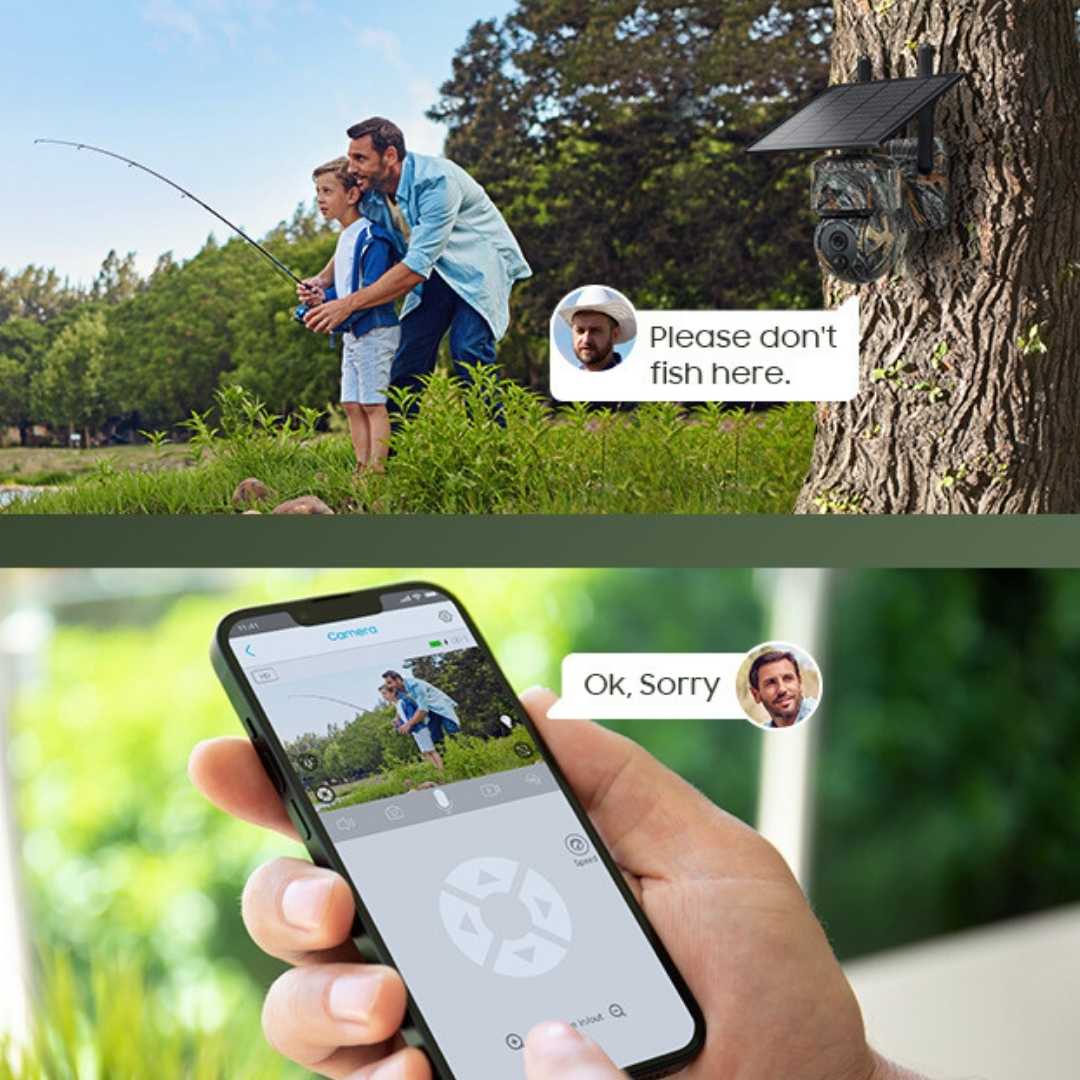 5MP 4K Ultra Full HD Wild-Forest Cámara solar al aire libre