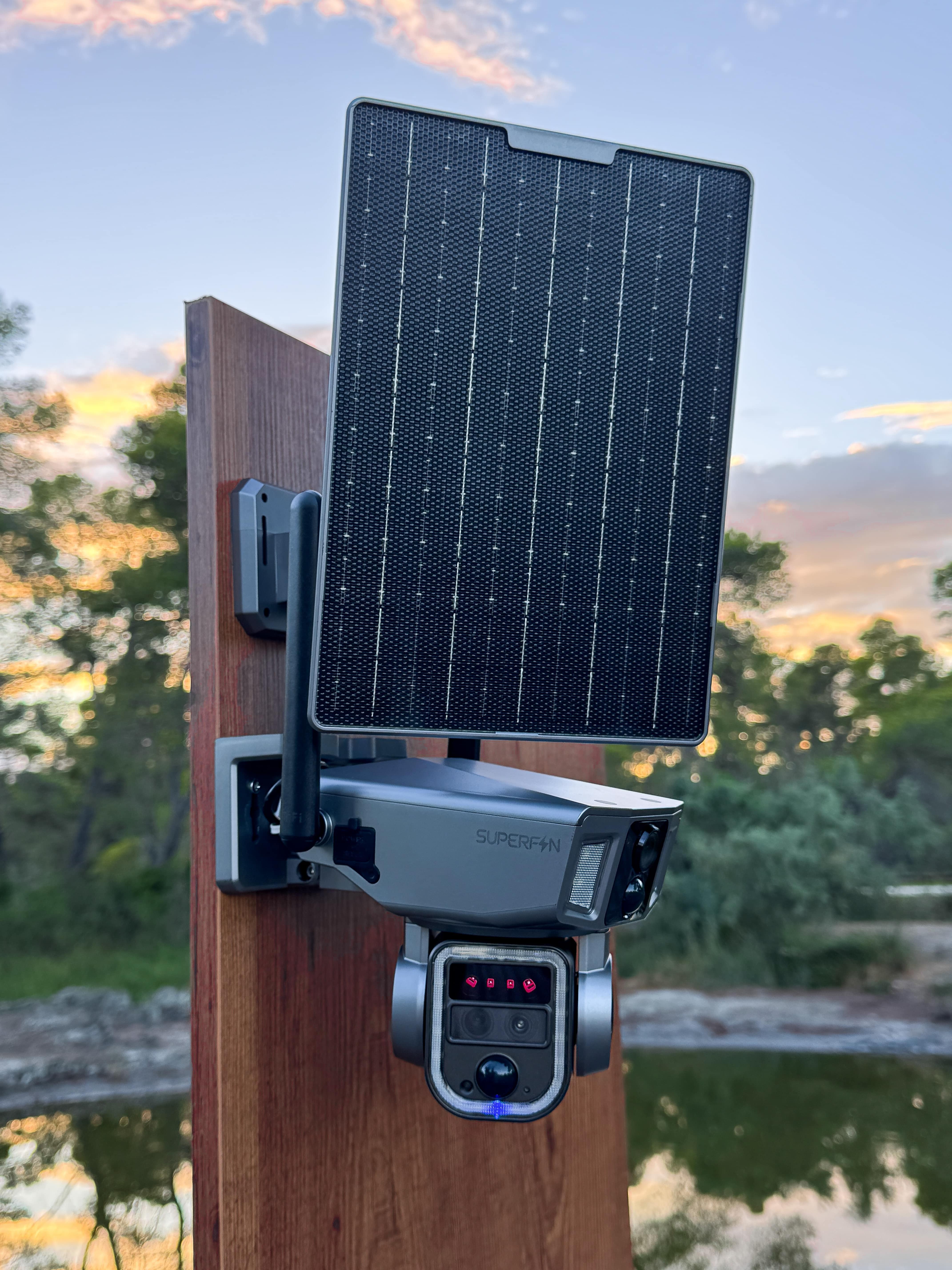 20x zoom villas cámara de seguridad de alto nivel 15MP 8K 240fps energía solar