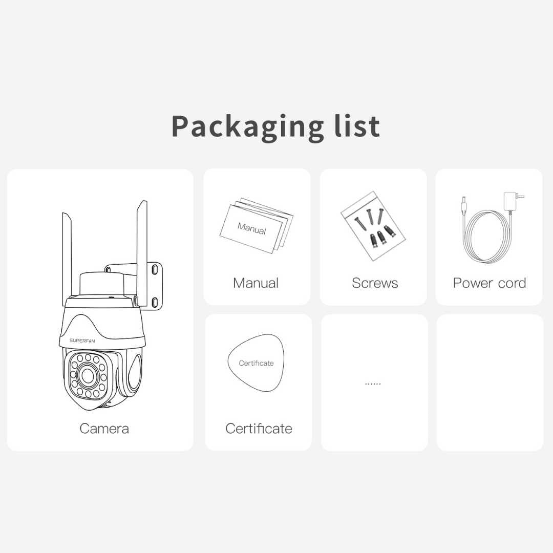 Cámara de seguridad 8MP 4K Full HD Color Visión nocturna