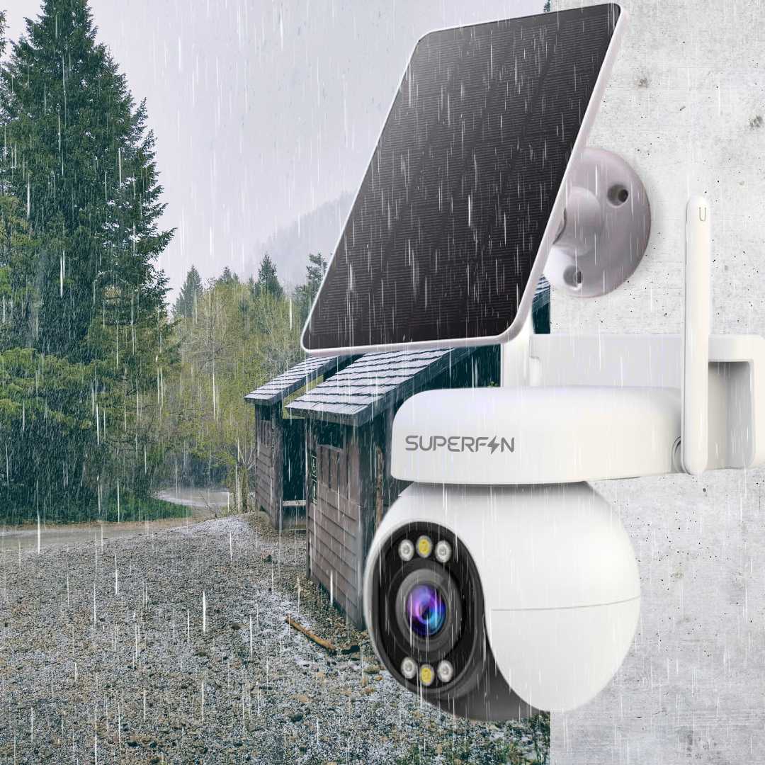 Cámara solar de seguridad inteligente 5MP 4K Full HD