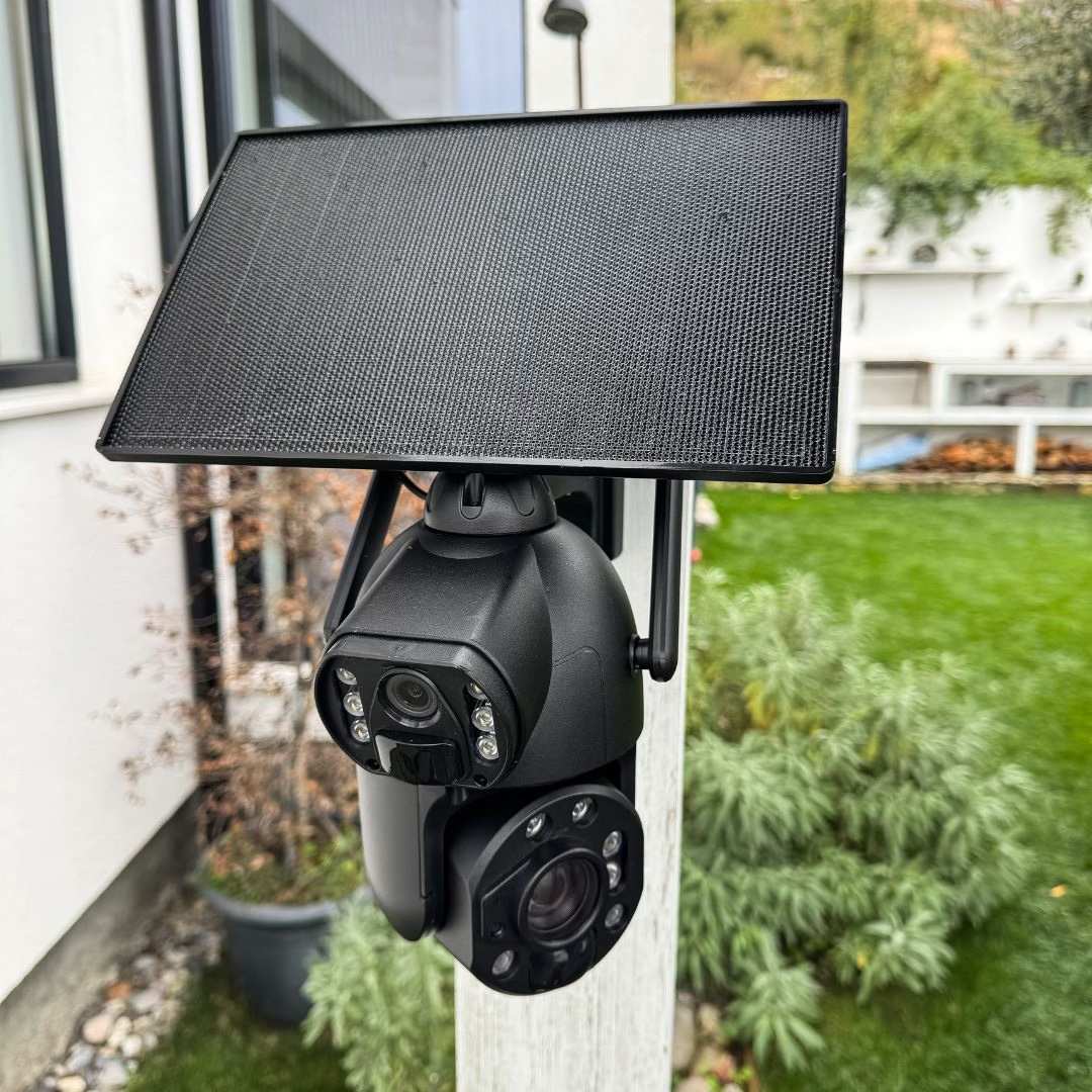 36x Zoom 3,300ft Range 8K Dual-Lens Solar Security Camera Night Vision AI Tracking - No Monthly Fees