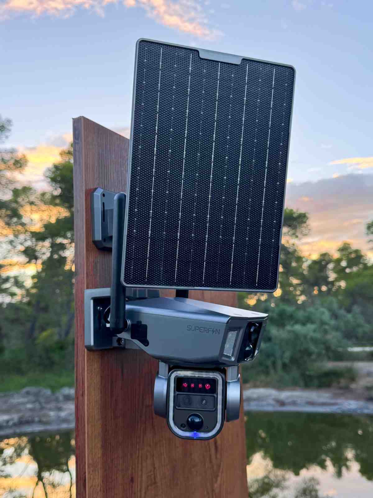 20x zoom villas cámara de seguridad de alto nivel 15MP 8K 240fps energía solar