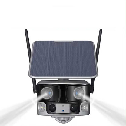 4K 180° Ultra Wide Fisheye-Lens Solar Powered Security Camera (no monthly fees)