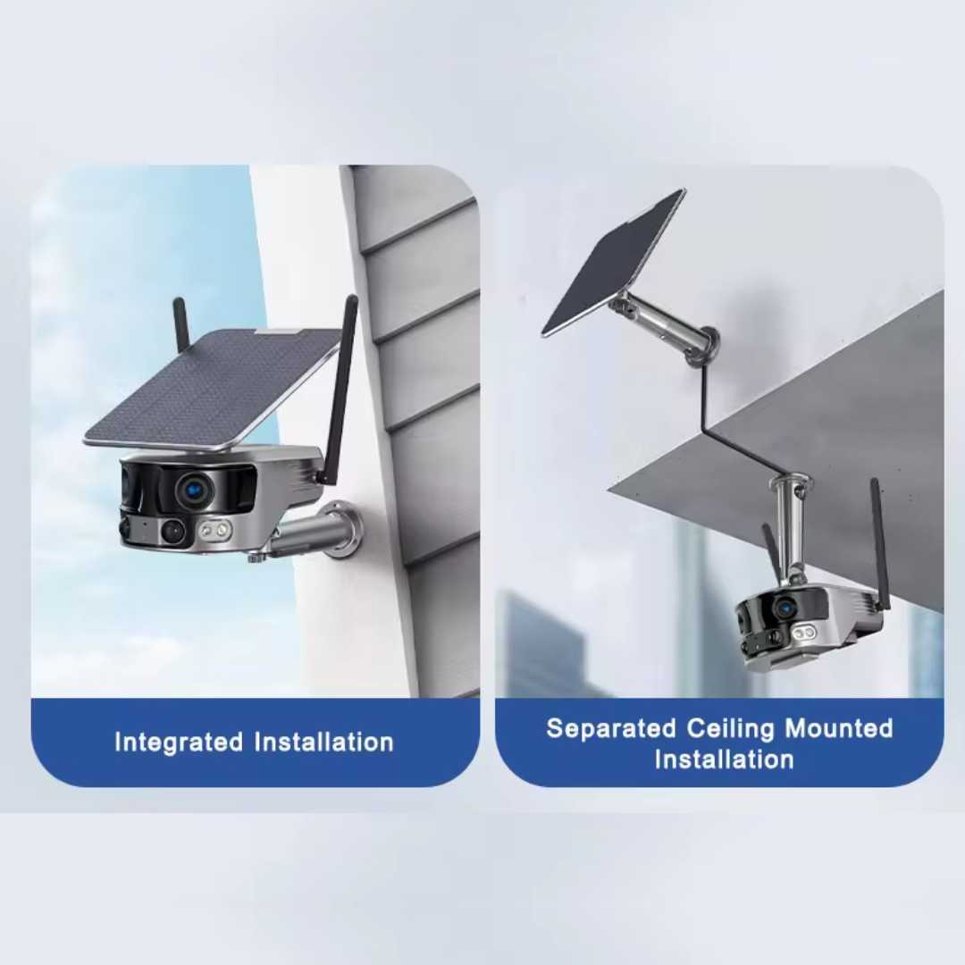 180° Ultra Wide Angle Solar Security Camera