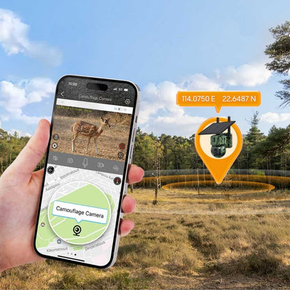 Military Outdoor Solar Security Camera 5MP 4K Full HD