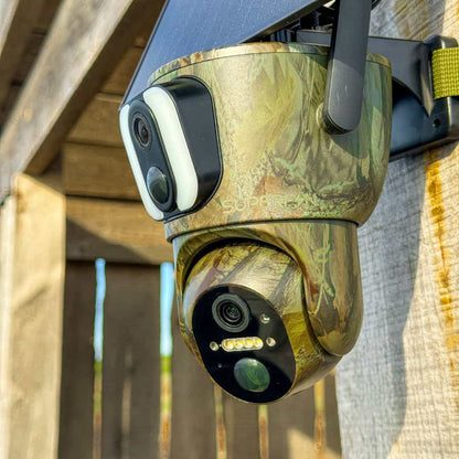 4K 8MP Ultra Full HD Solar Powered Security Camera 4G Colorful Day & Night Vision