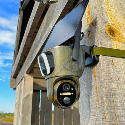 4K 8MP Ultra Full HD Solar Powered Security Camera 4G Colorful Day & Night Vision