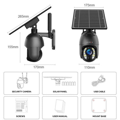 Motion Detection 4K 15MP Ultra Full HD Solar Powered Security Camera Night Vision 10X Zoom (no monthly fees)