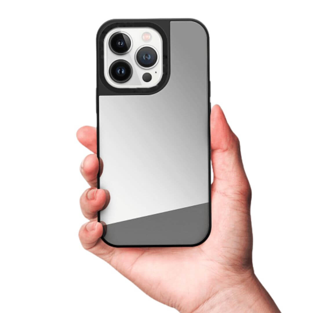 Silver Mirror iPhone Case
