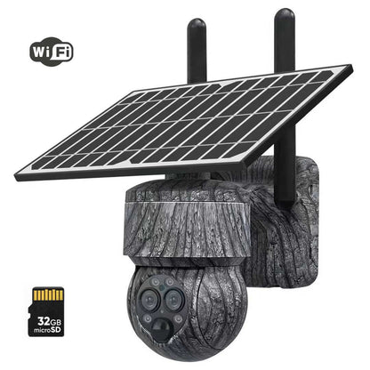 Outdoor Solar Security Camera 6MP 4K Full HD