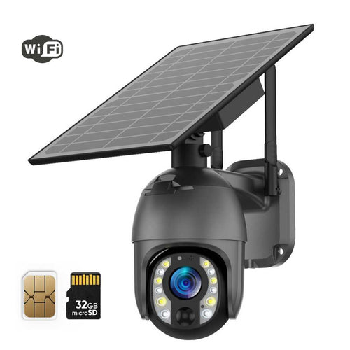 Motion Detection 4K 15MP Ultra Full HD Solar Powered Security Camera Night Vision 10X Zoom (no monthly fees)