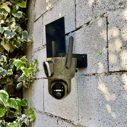 4K 8MP Ultra Full HD Solar Powered Security Camera 4G Colorful Day & Night Vision