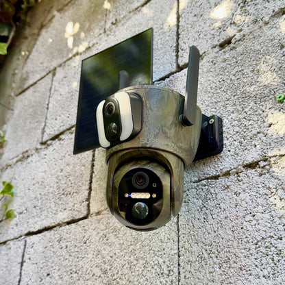 4K 8MP Ultra Full HD Solar Powered Security Camera 4G Colorful Day & Night Vision