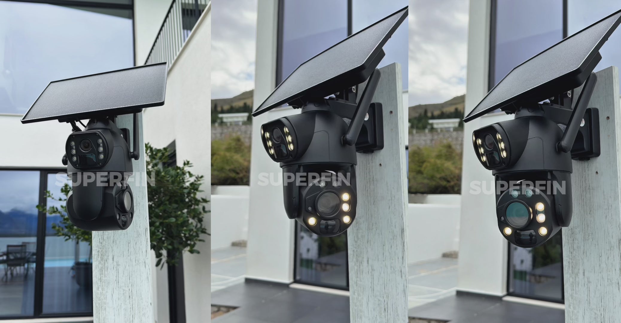 20x Zoom Premium Quality Security Camera 15MP 8K 240fps Solar