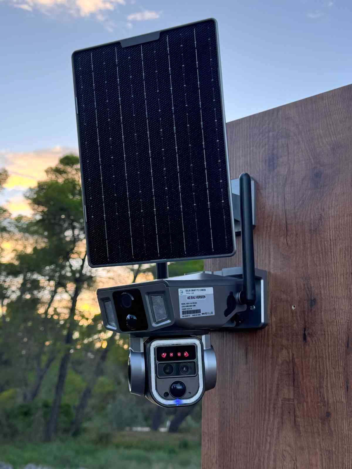 4K Solar Power Security Camera Motion Detection Night Vision 15MP 10X Zoom (no monthly fees)