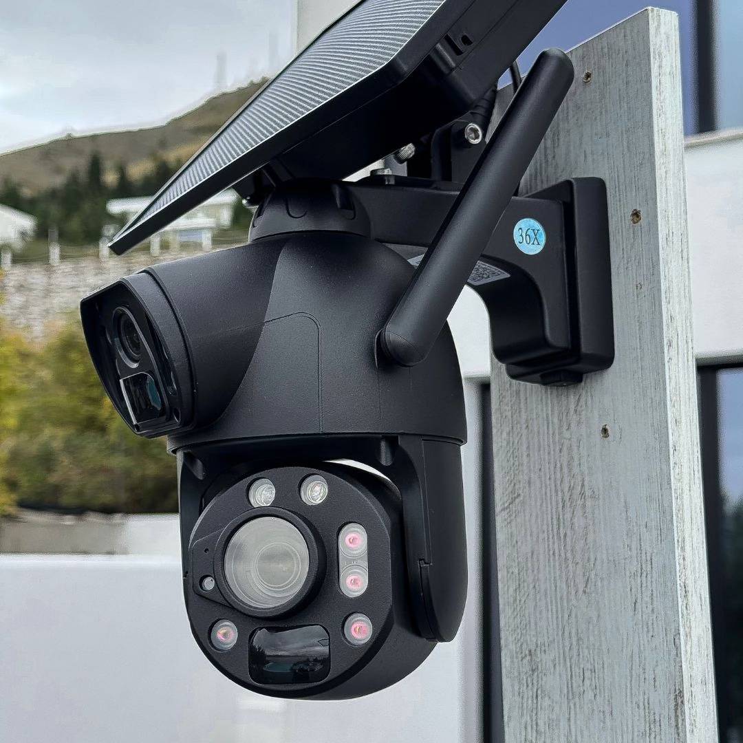 Kamera sigurie 8K me energji diellore 4G/5G WIFI Zbulim lëvizjeje Vizioni i natës 15MP 10X Zoom