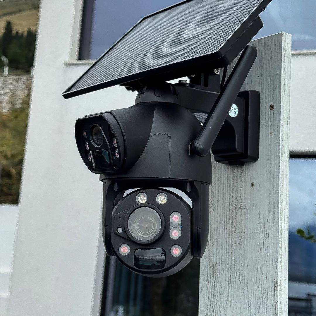 Kamera sigurie 8K me energji diellore 4G/5G WIFI Zbulim lëvizjeje Vizioni i natës 15MP 10X Zoom