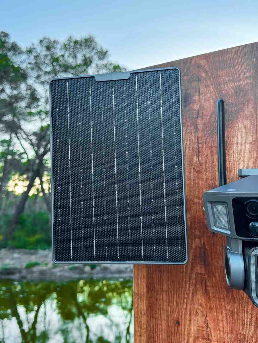 4K Solar Power Security Camera Motion Detection Night Vision 15MP 10X Zoom (no monthly fees)
