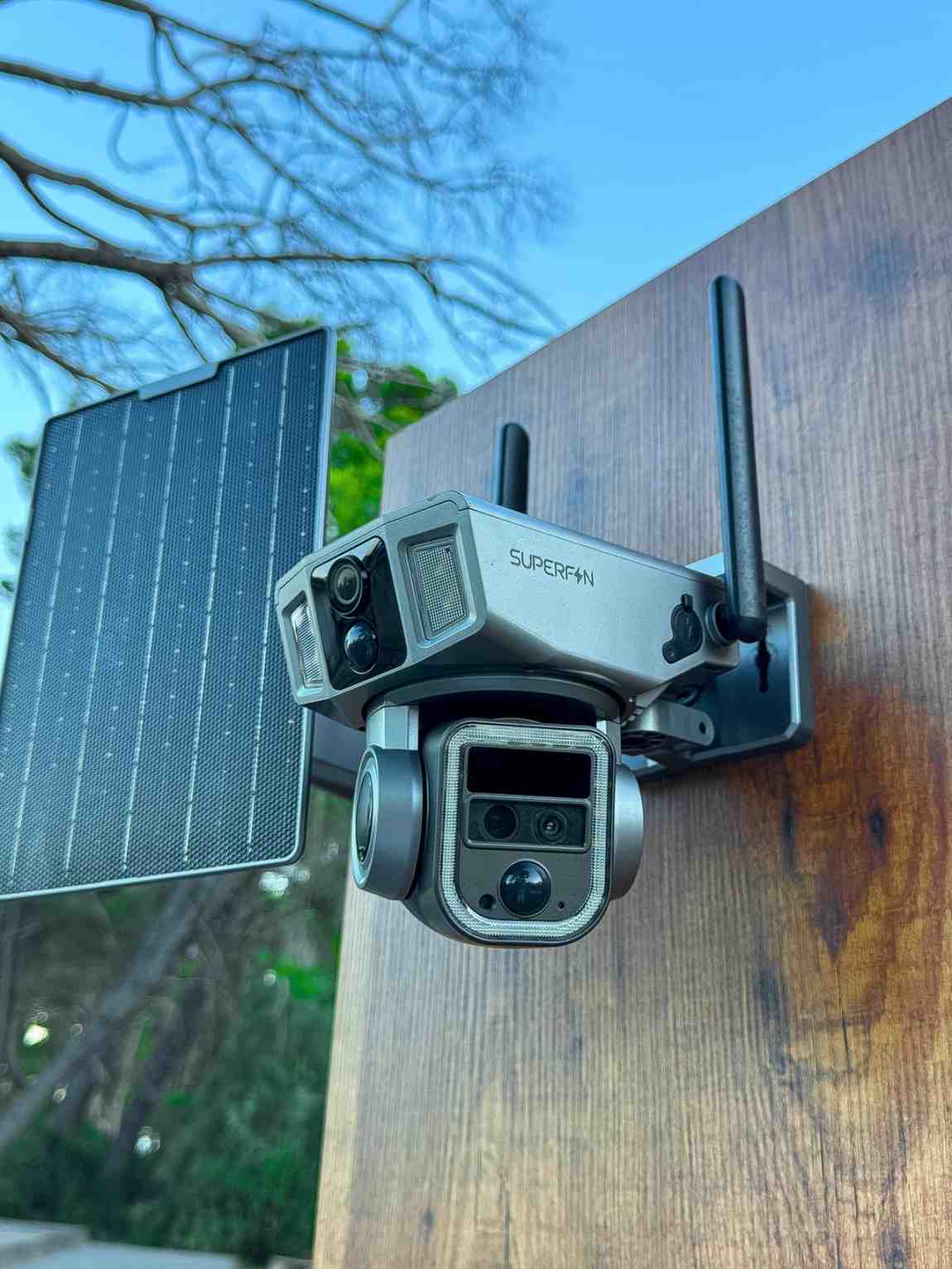 4K Solar Power Security Camera Motion Detection Night Vision 15MP 10X Zoom (no monthly fees)